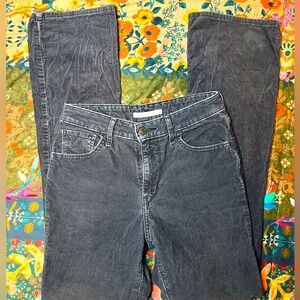 Levi's Charcoal Straight Leg Jeans for Women